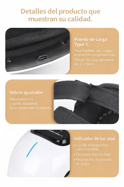 Masajeador Inteligente con Calor y Vibración